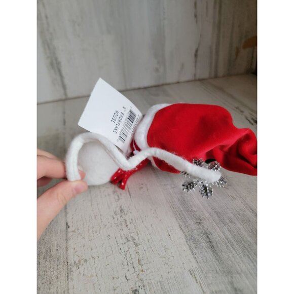 Annalee snowflake Mouse Xmas scarf mistletoe figure decor - Picture 5 of 5
